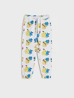 Spodnie i spodenki dla chłopców - Sinsay - Spodnie Minionki - szary - miniaturka - grafika 1