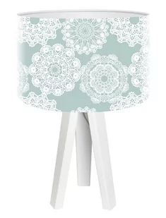 Macodesign Lampa biurkowa Delikatna koronka mini-foto-255w, 60 W - Lampy stojące - miniaturka - grafika 1