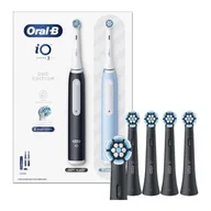 Szczoteczki elektryczne - Oral-B iO 3 (2 sztuki) + Końcówka szczoteczki Oral-B iO Gentle Care Czarny (4 szt.) - miniaturka - grafika 1