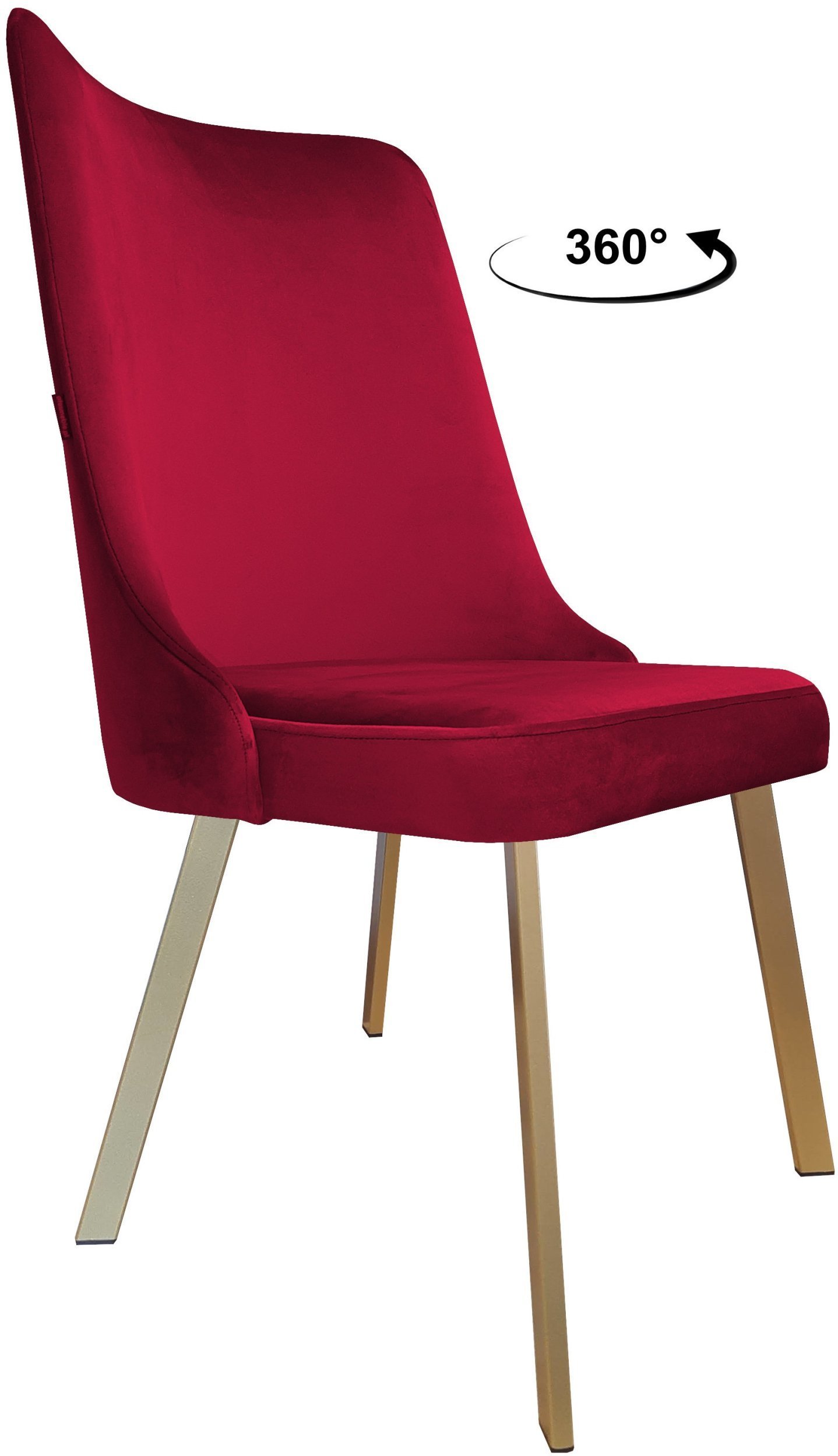 Krzesło obrotowe Victor noga Profil złota MG31