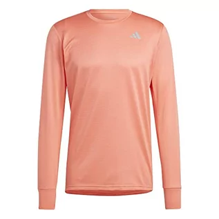 Koszulki męskie - adidas T-shirt męski (Long Sleeve) Otr Longsleeve, Coral Fusion, IC2634, XS - grafika 1