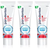 Pasty do zębów - Parodontax Complete Protection Extra Fresh pasta do zębów z fluorem dla zdrowych zębów i dziąseł 3x75 ml - miniaturka - grafika 1