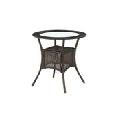 Stoły - Stół Ogrodowy Midas Halmar Ciemny Brąz - miniaturka - grafika 1