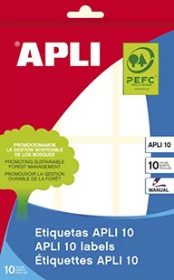 APLI etykiety 34 x 67 mm białe - Etykiety do drukarek - miniaturka - grafika 1