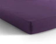 Prześcieradła - 140x200 prześcieradło na gumce Jersey 135g. k. fioletowy - miniaturka - grafika 1