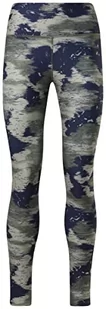 Reebok Damskie legginsy kamuflażowe gotowe do treningu, Zielony myśliwy, S - Legginsy - miniaturka - grafika 1