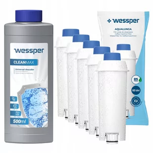 5x filtr do ekspresu Delonghi Magnifica + odkamieniacz Wessper 500 ml - Akcesoria i części do ekspresów do kawy - miniaturka - grafika 1