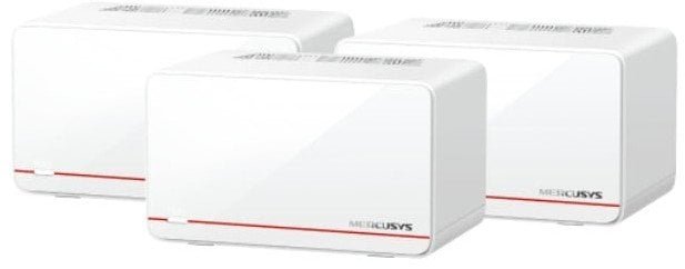 MERCUSYS Halo H37BE3-pack WiFi7 Mesh BE6500,2,4GHz/5GHz,2x2,5GbELAN/WAN,1xGbELAN/WAN