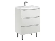 Szafki łazienkowe - Szafka Stojąca Z Umywalką ETH 60 cm - Kaszmir Mat - miniaturka - grafika 1