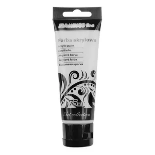 Farba akrylowa 75ml 111 srebrna - Przybory szkolne - miniaturka - grafika 1