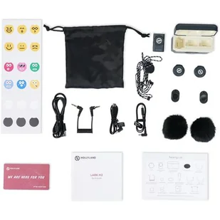 System bezprzewodowy HOLLYLAND Lark M2 Grafitowy LARK M2 CAMERA - Mikrofony komputerowe - miniaturka - grafika 1