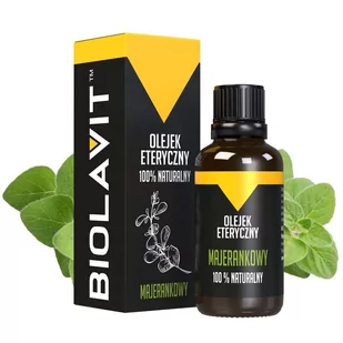 Biolavit Biolavit Biolavit Olejek eteryczny majerankowy 30 ml OET-MJR-30 - Aromaterapia - miniaturka - grafika 1