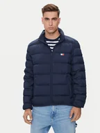 Kurtki męskie - Tommy Jeans Kurtka puchowa Flag DM0DM19614 Granatowy Regular Fit - miniaturka - grafika 1