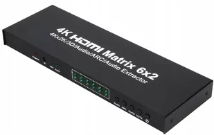 Matrix Switch Splitter Matryca Hdmi 6X2 Ultrahd 4K - Kable - miniaturka - grafika 1