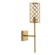 Lampy ścienne - Lampa ścienna glamour Gambit ABR-GAMBIT Abruzzo do jadalni złota - miniaturka - grafika 1