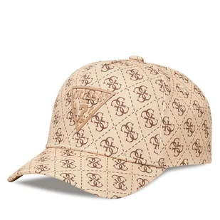 Czapka z daszkiem Guess H5YZ03 WO08O Beżowy - Czapki damskie - miniaturka - grafika 1