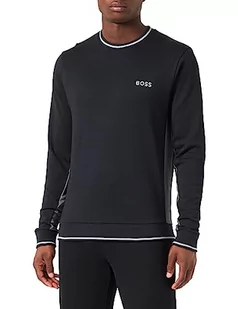 BOSS Męska bluza Tracksuit Loungewear, czarna, M, czarny - Bluzy męskie - miniaturka - grafika 1