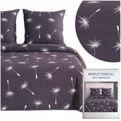 Pościel - Pościel 160x200 3 części satyna bawełniana AIDA komplet 2x poszewka - miniaturka - grafika 1