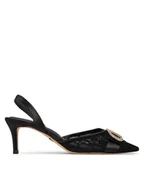 Sandały damskie - Aldo Sandały Decora 13658248 Czarny - miniaturka - grafika 1