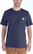 Odzież robocza - Carhartt Koszulka Workwear Pocket S/S Navy - miniaturka - grafika 1