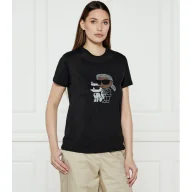 Koszulki i topy damskie - Karl Lagerfeld T-shirt IKON RS DUO Regular Fit - miniaturka - grafika 1