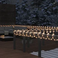 Ozdoby bożonarodzeniowe - vidaXL Wąż świetlny, 120 LED, ciepła biel, 5 m, PVC - miniaturka - grafika 1
