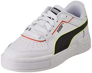 Buty dla dziewczynek - PUMA Ca Pro Piping Jr, Trampki dziecięce, Puma Biała Puma Czarna, 39 EU - grafika 1