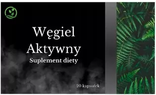 Węgiel aktywny aktywowany 150mg, 20 kaps. - Układ pokarmowy - miniaturka - grafika 1