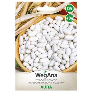 Fasola na suche ziarno Aura nasiona 40g nasiona - WegAna - Nasiona i cebule - miniaturka - grafika 1