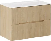 Meble łazienkowe - Zestaw meblowy 80cm z umywalką meblową SKY - miniaturka - grafika 1