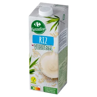 Carrefour Sensation Vegetal Napój ryżowy 1 l - Soki i napoje niegazowane - miniaturka - grafika 1
