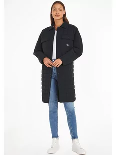 Calvin Klein Płaszcz pikowany w kolorze czarnym - Kurtki damskie - miniaturka - grafika 1
