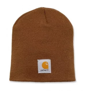 Czapki damskie - Czapka Carhartt Acrylic Knit Hat brown - grafika 1