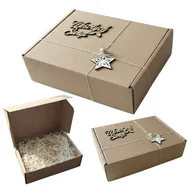 Zestawy upominkowe - Pudełko prezentowe na prezent Święta 250x200x70 Wesołych Świąt wypełnienie - miniaturka - grafika 1