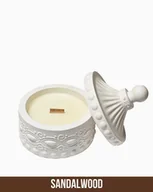 Świece - Świeca sojowa - Szkatułka Zapachów - 70 ml - Zapach Sandalwood - miniaturka - grafika 1