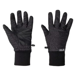 Damskie Rękawiczki JACK WOLFSKIN WINTER TRAVEL GLOVE WOMEN 1907881-6000 – Czarny - Rękawiczki sportowe męskie - miniaturka - grafika 1