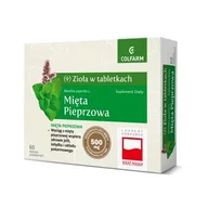 Układ pokarmowy - Suplement diety, Suplement diety, Colfarm, Mięta pieprzowa, na żołądek, na jelita 60 tabletek - miniaturka - grafika 1