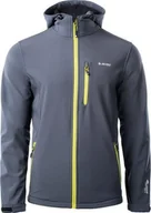 Kurtki męskie - Kurtka męska Hi-Tec Caen szara r. 2XL - miniaturka - grafika 1