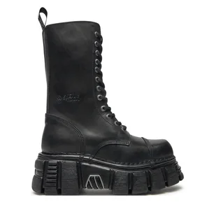 Glany NEW ROCK M-MILI211-C14 Czarny - Glany damskie - miniaturka - grafika 1