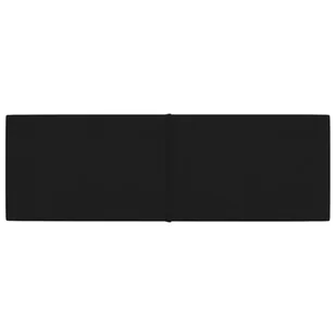 Panele ścienne, 12 szt., czarne, 90x30 cm, tkanina, 3,24 m² - Panele ścienne i boazeria - miniaturka - grafika 6