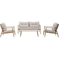 Meble ogrodowe - MIRPOL Zestaw mebli ogrodowych Napa CS Jasnobeżowy - miniaturka - grafika 1