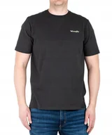 Koszulki męskie - T-shirt Wrangler SMALL LOGO TEE 112362370 Faded Black XXL - miniaturka - grafika 1