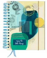 Notesy i bloczki - Bullet journal 180 stron notatnik pamiętnik A5+ kropki gumka - miniaturka - grafika 1