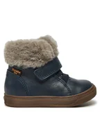 Buty dla dziewczynek - Froddo Trzewiki Basco Tex G2110144-1 M Niebieski - miniaturka - grafika 1