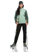 Kurtki i kamizelki sportowe damskie - Schöffel Kurtka hybrydowa "Cascata" w kolorze zielonym - miniaturka - grafika 1