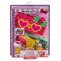Mattel Hello Kitty Piórnik Zestaw Plaża GVC40 GVC39 - Lalki dla dziewczynek - miniaturka - grafika 1