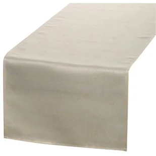 Bieżnik EUROFIRANY Sparkle 40 x 140 cm Kremowy - Obrusy i serwetki - miniaturka - grafika 1