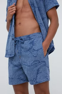 Kąpielówki męskie - Oas szorty plażowe bawełniane - grafika 1