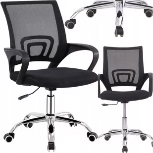 Fotel biurowy, krzesło biurowe Mirosław Gockowiak Fotel biurowy Bianco biały czarny - Fotele i krzesła biurowe - miniaturka - grafika 1