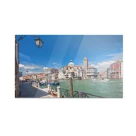 Deski do krojenia - Szklana deska do krojenia HOMEPRINT Wielki kanał w Wenecji 60x52 cm - miniaturka - grafika 1